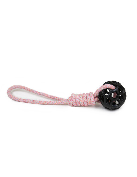 HEY! JUGUETE PERRO CUERDA BOLA 35,5 CM