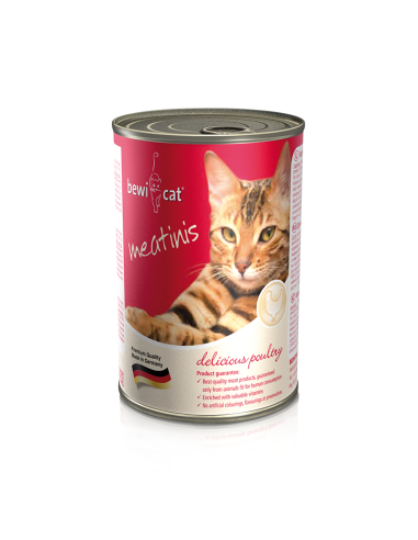 BEWICAT LATAS MEATINIS RICO EN AVE 400 GR X 6 UNID