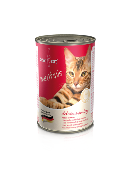 BEWICAT LATAS MEATINIS RICO EN AVE 400 GR X 6 UNID