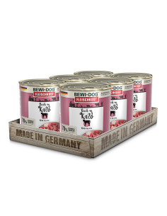 BEWIDOG DISPLAY LATAS RICO EN TERNERA 800 GR X 6 UNID
