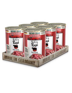 BEWIDOG DISPLAY LATAS RICO EN RES 400 GR X 6 UNID