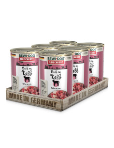BEWIDOG DISPLAY LATAS RICO EN TERNERA 400 GR X 6 UNID