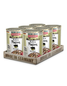 BEWIDOG DISPLAY LATAS RICO EN PANZA 400 GR X 6 UNID