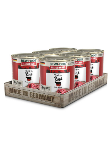 BEWIDOG DISPLAY LATAS RICO EN RES 800 GR X 6 UNID