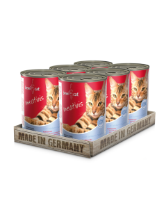 BEWICAT LATAS MEATINIS RICO EN SALMON 400 GR X 6 UNID