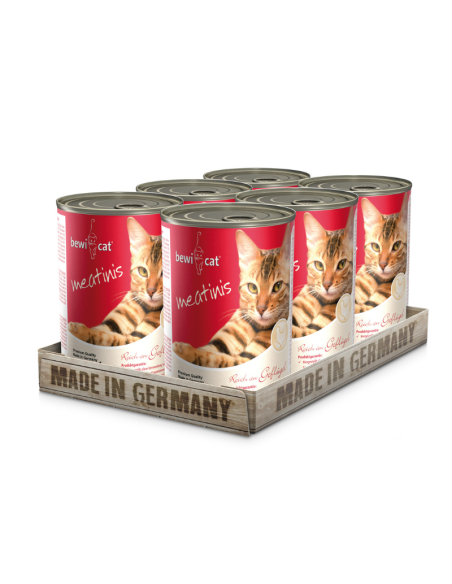 BEWICAT LATAS MEATINIS RICO EN AVE 400 GR X 6 UNID