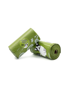 POOPA BAG! PACK 16 ROLLOS DE 15 BOLSAS 33X23 CM 2
