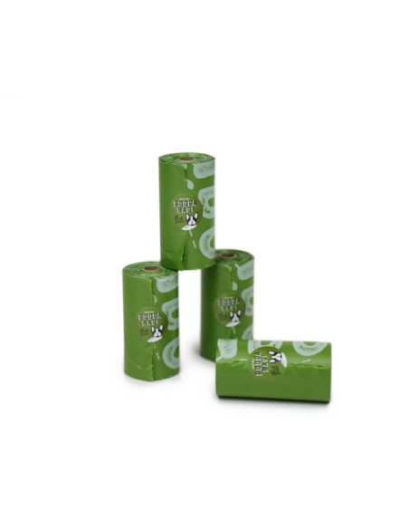 POOPA BAG! PACK 16 ROLLOS DE 15 BOLSAS 33X23 CM
