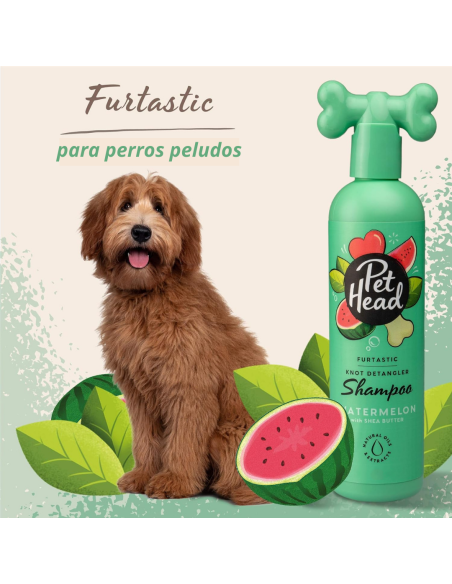 PET HEAD FURTASTIC SHAMPOO DESENREDANTE DE NUDOS 475 ML