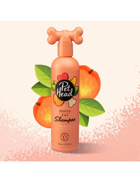 PET HEAD QUICK FIX SHAMPOO DOS EN UNO 475 ML