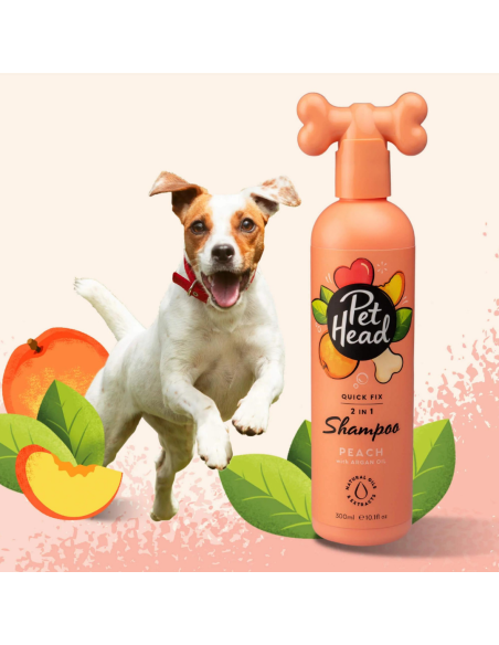 PET HEAD QUICK FIX SHAMPOO DOS EN UNO 475 ML