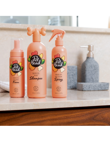 PET HEAD QUICK FIX SHAMPOO DOS EN UNO 475 ML