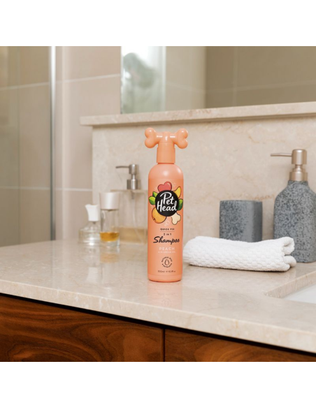 PET HEAD QUICK FIX SHAMPOO DOS EN UNO 475 ML