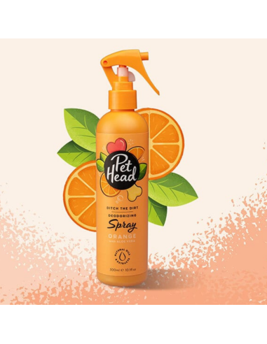 PET HEAD DITCH THE DIRT DESODORANTE EN SPRAY NARANJA 300ML