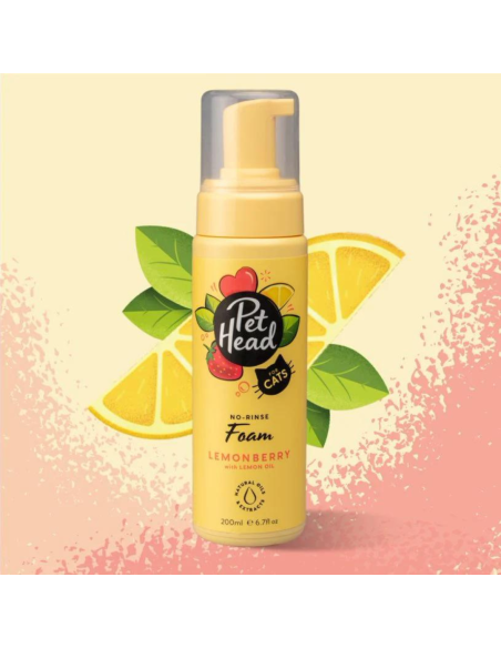 PET HEAD FELIN' GOOD SHAMPOO EN SECO PARA GATOS 200 ML