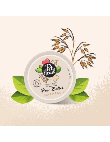PET HEAD ON ALL PAWS MANTEQUILLA DE AVENA PARA PATAS 40 G