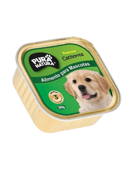 PURA NATURA LATA PERRO CACHORROS 300 GR