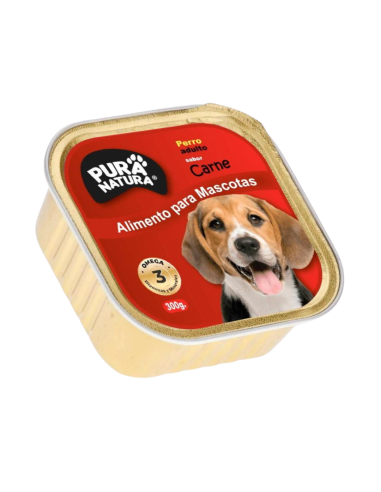 PURA NATURA LATA PERRO SABOR CARNE 300 GR