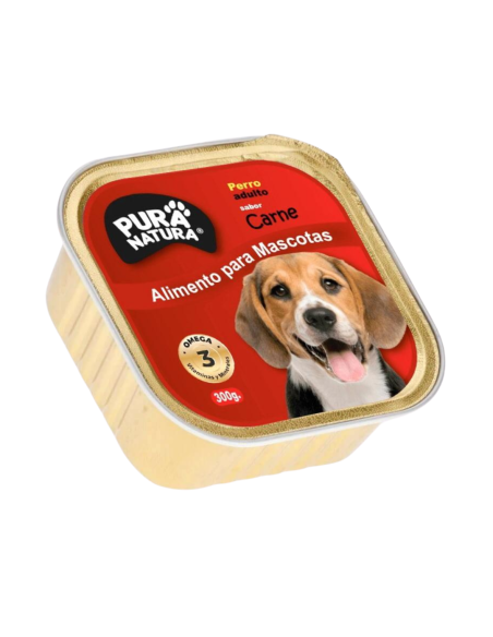 PURA NATURA LATA PERRO SABOR CARNE 300 GR
