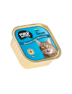 PURA NATURA LATA GATO SABOR PESCADO 300 GR