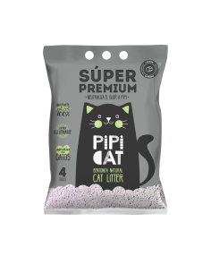 PIPICAT SUPER PREMIUM CARBÓN AROMA LAVANDA 4 KG
