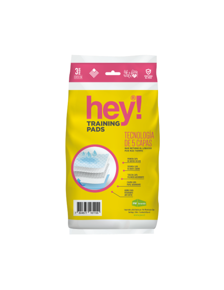 HEY! SABANILLAS 60X58 CAJA DE 50 BOLSAS (3 UNID. C/U)