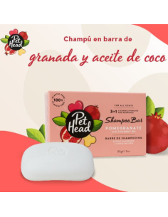 PET HEAD SHAMPOO EN BARRA GRANADA Y ACEITE DE COCO 85 G 2