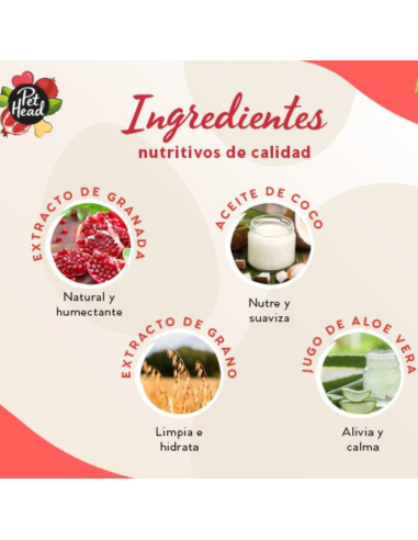PET HEAD SHAMPOO EN BARRA GRANADA Y ACEITE DE COCO 85 G
