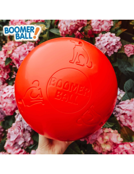 BOOMER BALL PELOTA 20 CM ROJA