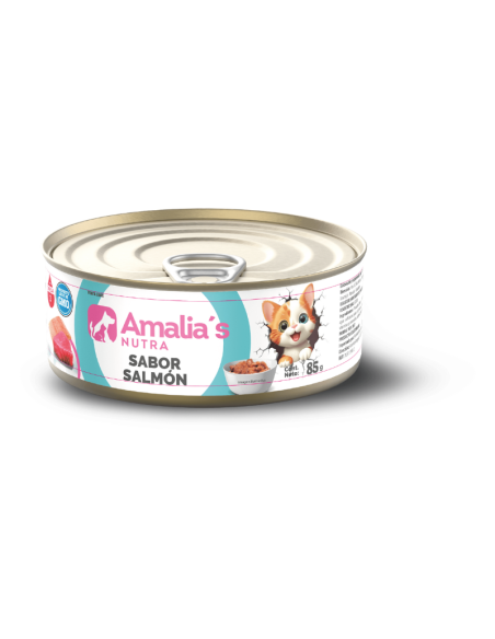 AMALIA'S NUTRA GATOS LATA SALMON 85GR X UN