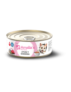AMALIA'S NUTRA GATOS LATA ATUN Y SARDINA 85GR X UN