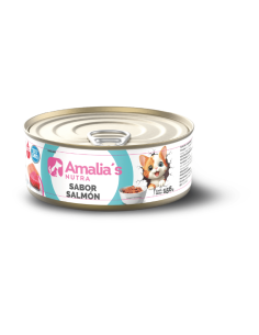 AMALIA'S NUTRA GATOS LATA SALMON 156GR X UN