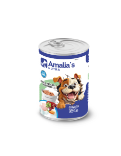 AMALIA'S NUTRA PERROS LATA POLLO, HÍGADO Y VEGETALES 374GR X UN