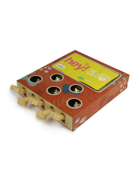 HEY! TABLERO RASCADOR PARA GATOS DISEÑO TOPO 36X26X6 CM