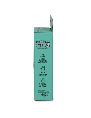 POOPA CATS! PACK 4 ROLLOS DE 15 BOLSAS 33X23 CM
