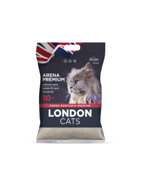 LONDON CATS 10KG ARENA AROMA LAVANDA MANGA X 2 UN