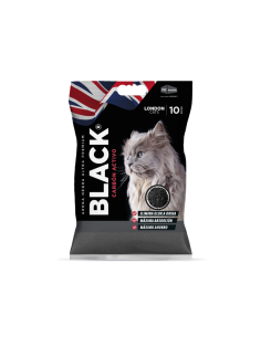 LONDON CATS BLACK ARENA CON CARCONITA 10KG X 2 UN