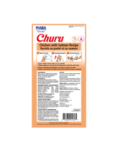 CHURU GATO SABOR POLLO Y SALMÓN 4 TUBOS 2