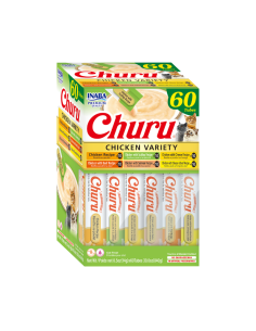 CHURU GATO VARIEDADES POLLO 60 UNID