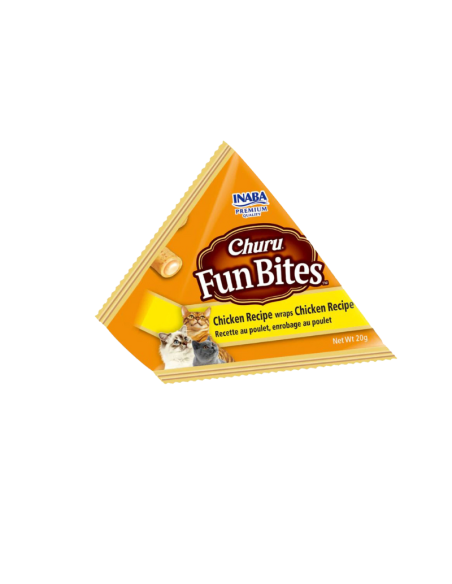 CHURU GATO FUN BITES POLLO 3 UNID