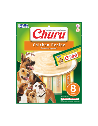CHURU PERRO SABOR POLLO 8 UNID