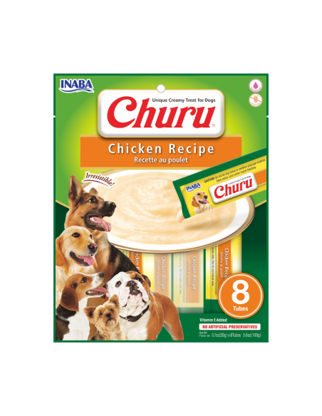 CHURU PERRO SABOR POLLO 8 UNID