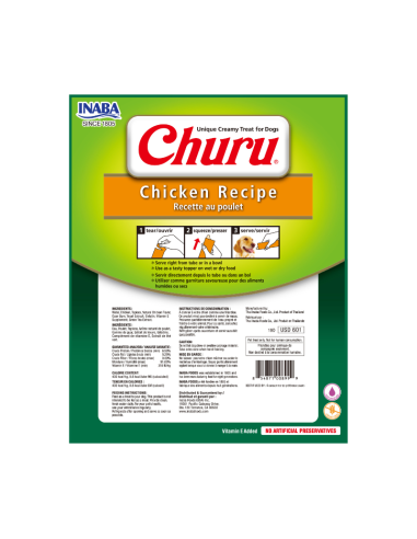 CHURU PERRO SABOR POLLO 8 UNID