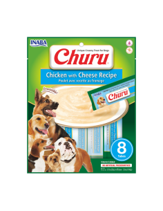CHURU PERRO SABOR POLLO Y QUESO 8 UNID