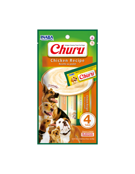 CHURU PERRO SABOR POLLO 4 UNID