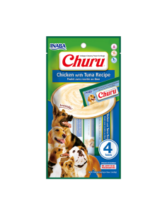 CHURU PERRO SABOR POLLO Y ATÚN 4 UNID