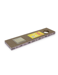 HEY! RASCADOR VERTICAL PERFORADO PARA PUERTA DE GATO 45X12X2 CM
