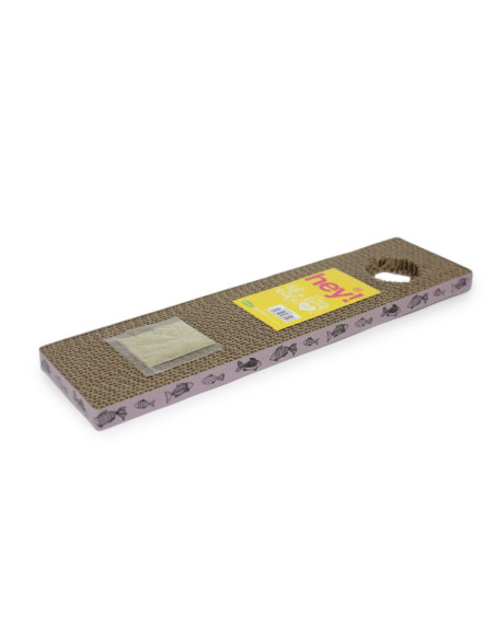 HEY! RASCADOR VERTICAL PERFORADO PARA PUERTA DE GATO 45X12X2 CM