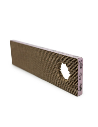HEY! RASCADOR VERTICAL PERFORADO PARA PUERTA DE GATO 45X12X2 CM