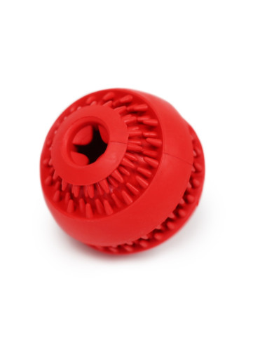 BRNX PELOTA DISPENSADORA DE PREMIOS GOMA ROJA 8CM